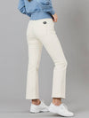 Cotton Span Waist Band 94 Semi Boot Cut White Pants DO6222PT67 - DOYOUKNOWMC GOLF WEAR - BALAAN 4