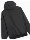 Men's Garment Dyed Crinkle Reps Recycled Nylon Primaloft TC Hooded Jacket Black - STONE ISLAND - BALAAN 3