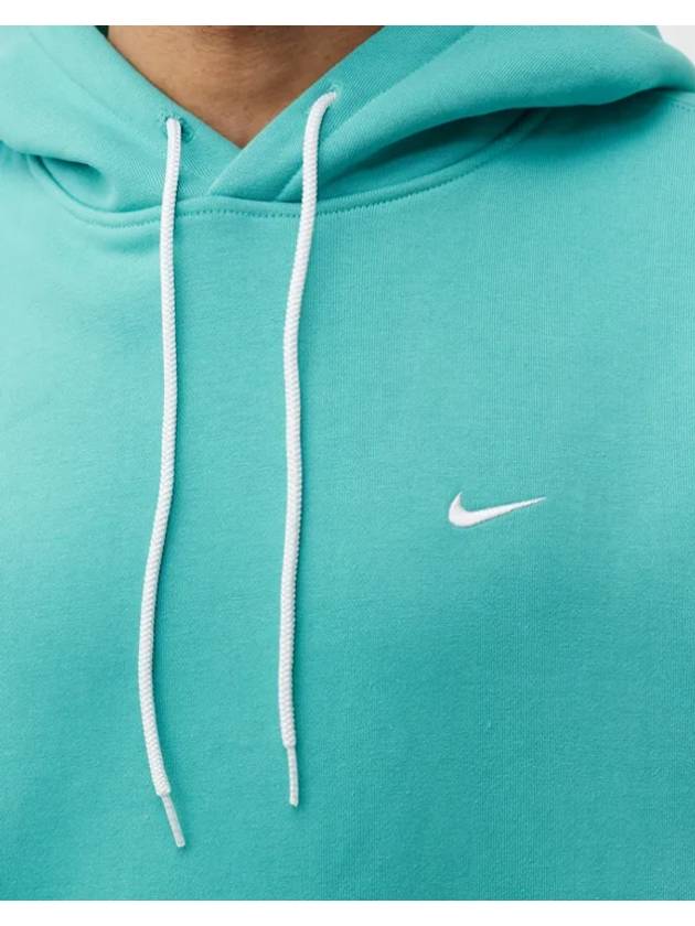 Swoosh Crew Neck Brushed Hoodie Washed Teal - NIKE - BALAAN 3