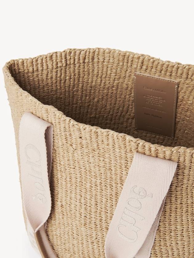 Woody Large Basket Tote Bag Beige - CHLOE - BALAAN 6