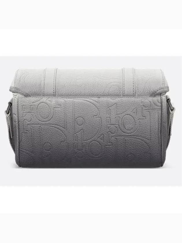 Hit The Road Flap Grained Calfskin Messenger Bag Grey Black - DIOR - BALAAN 3