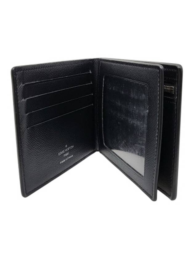 M62045 Black Taiga Leather Amerigo Wallet Bicycle - LOUIS VUITTON - BALAAN 7