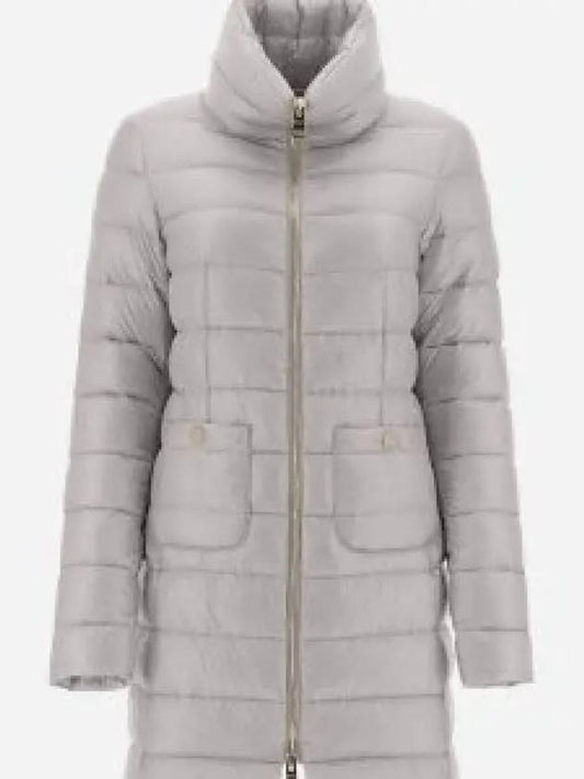 Women's Maria Full Zip Up Padding Grey Pearl - HERNO - BALAAN 2