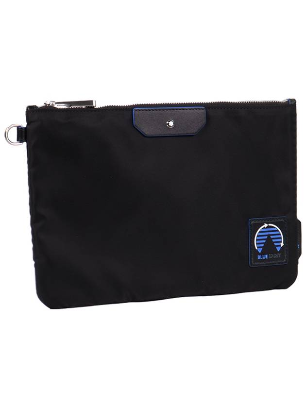 Clutch Pouch 128734 BLACK BLUE Black - MONTBLANC - BALAAN 4