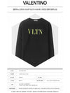 Men's VLTN Sweatshirt Black - VALENTINO - BALAAN 3