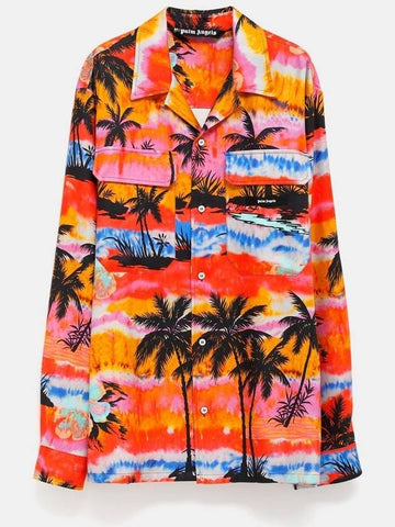 Psychedelic Palms Shirt - PALM ANGELS - BALAAN 1