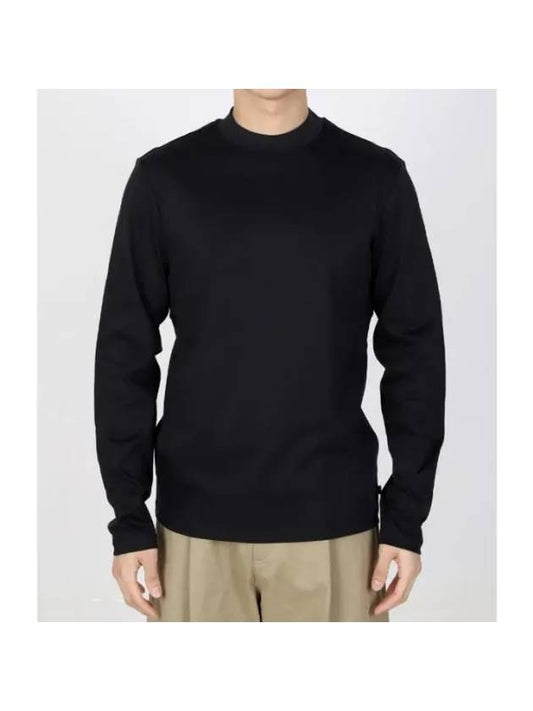 Ace Mock Neck Long Sleeve T-Shirt Black - J.LINDEBERG - BALAAN 1