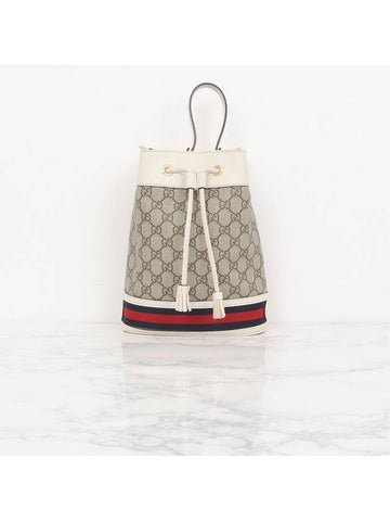 Ophidia GG small bucket bag 550621 white - GUCCI - BALAAN 1