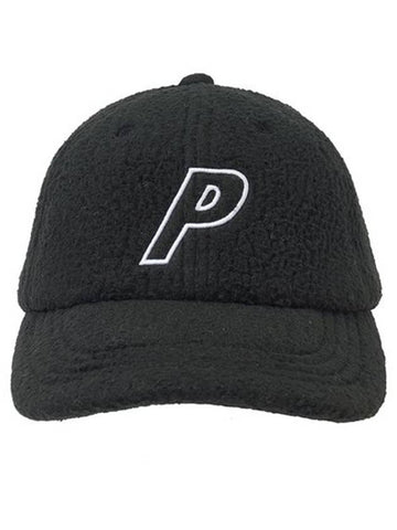 Polartec GO GO P 6PANEL CAP Black POLARTEC GO GO P 6PANEL CAP - PALACE - BALAAN 1