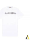 Logo Stamp Short Sleeve T-Shirt White - ALEXANDER MCQUEEN - BALAAN 2