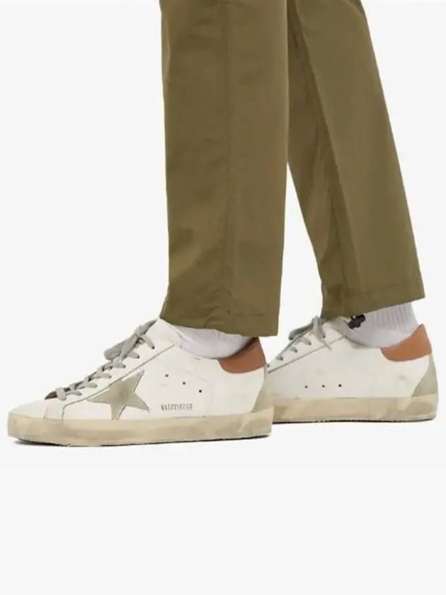 Superstar Brown Tab Sneakers White - GOLDEN GOOSE - BALAAN 3