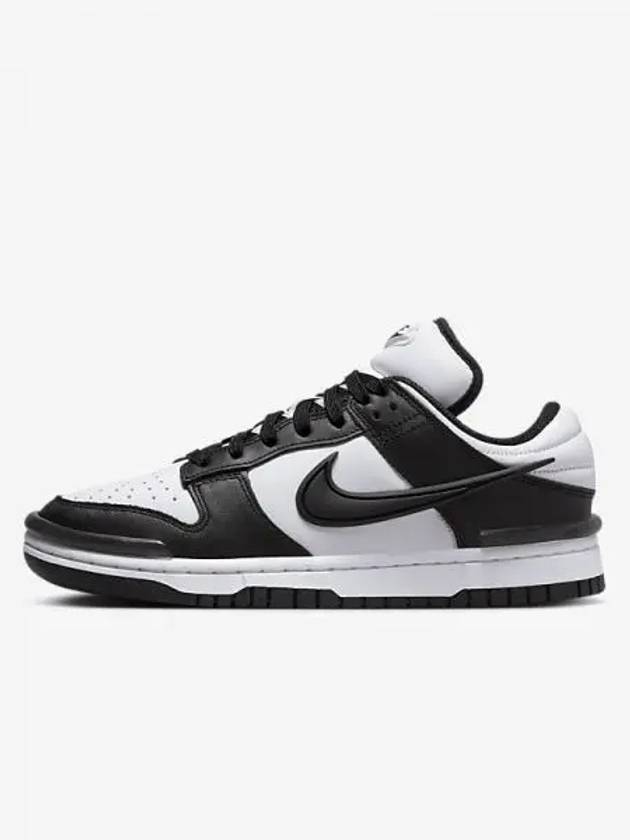 Women's Dunk Low Twist Low Top Sneakers White Black - NIKE - BALAAN 2