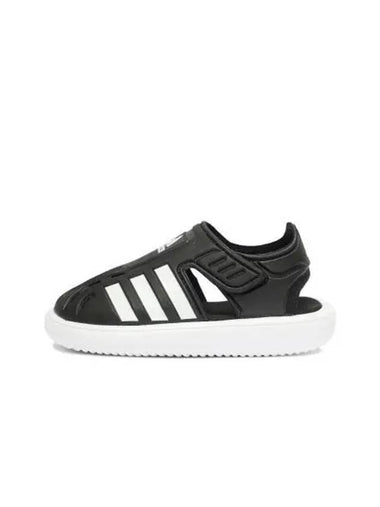 Kids Summer Water Closed Toe Sandals Black - ADIDAS - BALAAN 1