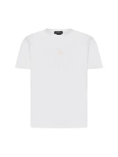 Shadow Project Logo Short Sleeve T-Shirt White - STONE ISLAND - BALAAN 2