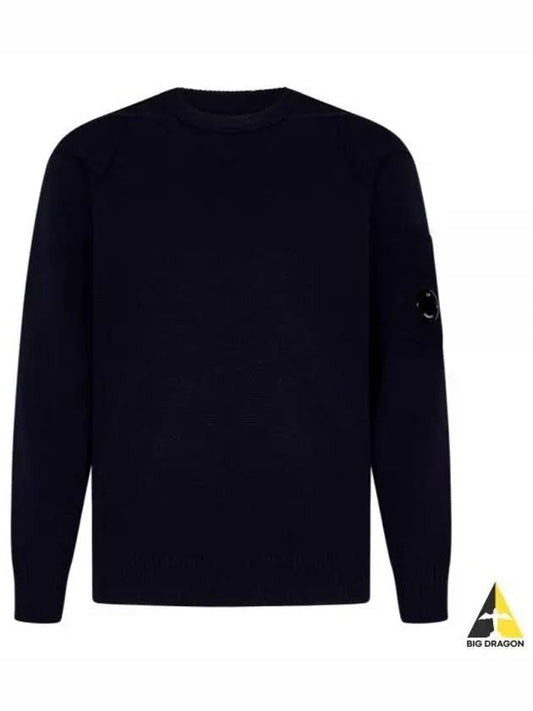 Lambswool GRS Crew Neck Knit Top Purple - CP COMPANY - BALAAN 2