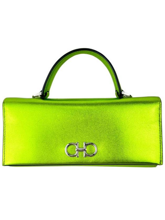 Gancini green mini bag 45564855WU - SALVATORE FERRAGAMO - BALAAN 1