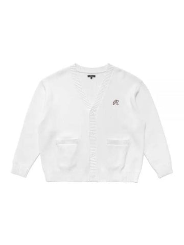 Morning Mist Collection Legends Cardigan CREAM M3113LKO03CRM - MALBON GOLF - BALAAN 1