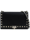 Rockstud Shoulder Bag Black - VALENTINO - BALAAN 3