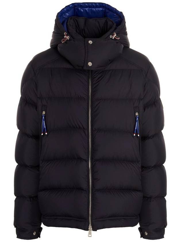 Men's Poirier Short Down Padding Navy Blue - MONCLER - BALAAN 1