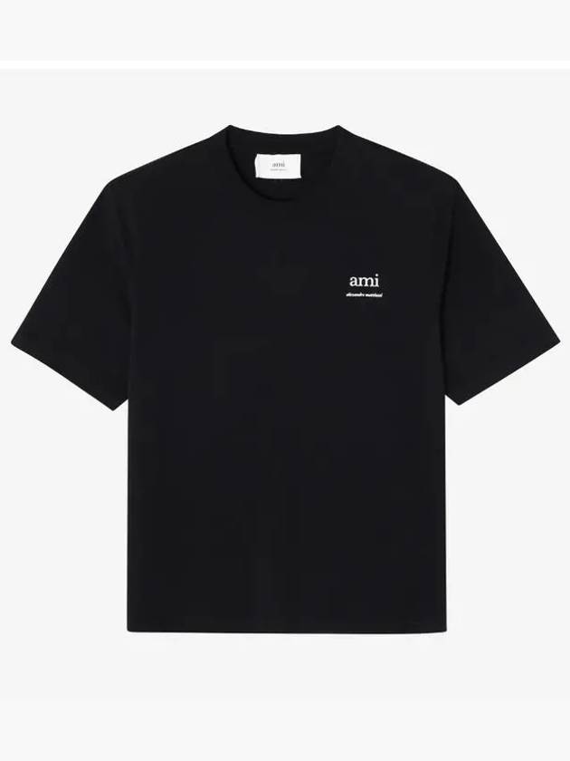 Alexandre Mattiussi Short Sleeve T-Shirt Black - AMI - BALAAN 3