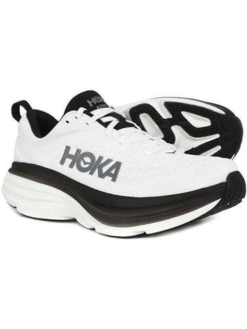 Bondi 8 Low Top Sneakers White - HOKA ONE ONE - BALAAN 1