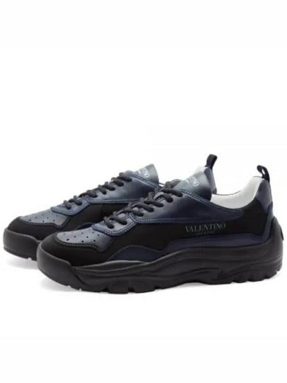 Gumboy Low-Top Sneakers Navy - VALENTINO - BALAAN 2