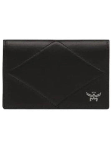 Spanish Calfskin Diamond Card Case Wallet - MCM - BALAAN 1