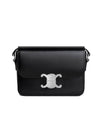 Teen Triomphe Shiny Calfskin Cross Bag Black - CELINE - BALAAN 1