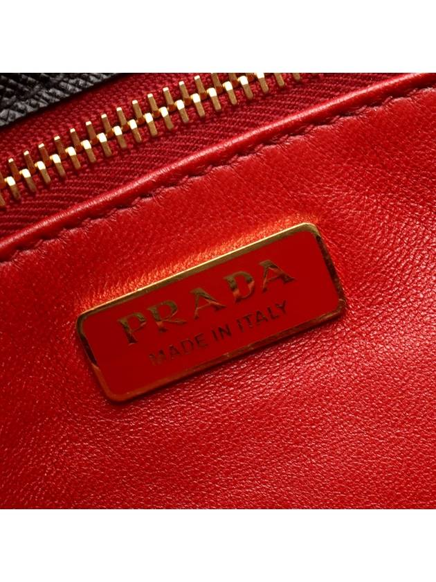 Black Sapphino Lux Gold Lettering Logo Mini 2WAY - PRADA - BALAAN 9