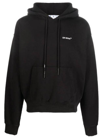 Men's Caravaggio Print Hoodie Black - OFF WHITE - BALAAN 1