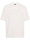 Men's Cotton Heavyweight Short Sleeve T-Shirt Ivory - EMPORIO ARMANI - BALAAN 1