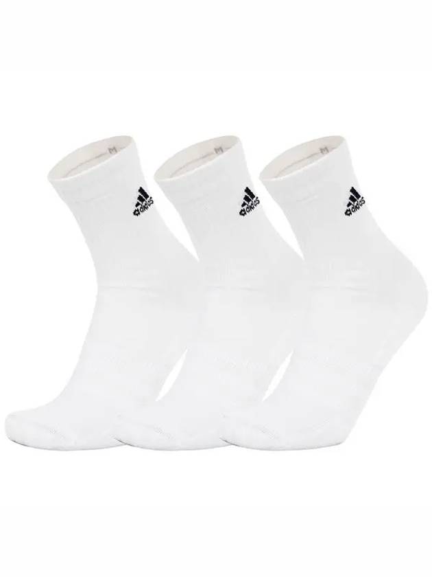 Cushioned Crew 3 Pack Socks White - ADIDAS - BALAAN 2