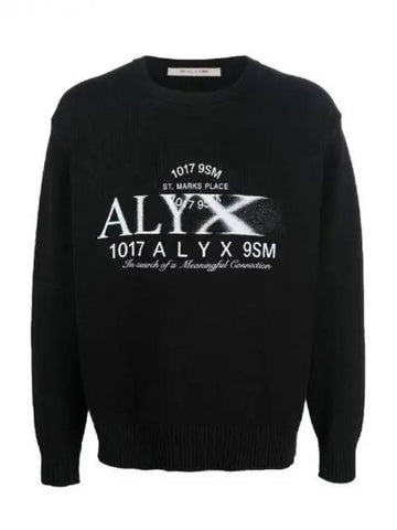 Logo graphic cotton knit 271351 - 1017 ALYX 9SM - BALAAN 1