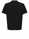 Crew Neck Cotton Jersey Short Sleeve T-Shirt Black - BOTTEGA VENETA - BALAAN 4