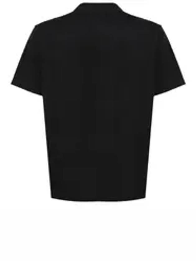 Crew Neck Cotton Jersey Short Sleeve T-Shirt Black - BOTTEGA VENETA - BALAAN 4