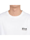 Star Collection Logo Short Sleeve T-Shirt White - GOLDEN GOOSE - BALAAN 7