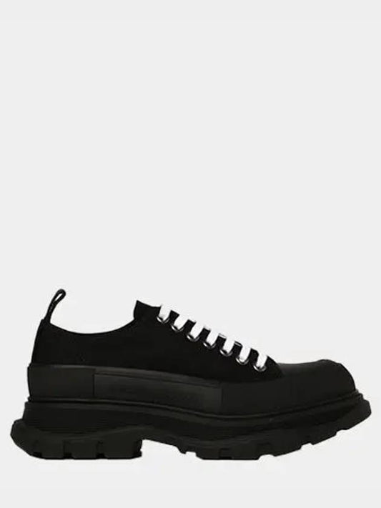 Tread Slick Lace Up Sneakers Black - ALEXANDER MCQUEEN - BALAAN 2