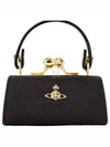 Doll ORB-Plaque Tote Mini Bag Black - VIVIENNE WESTWOOD - BALAAN 2