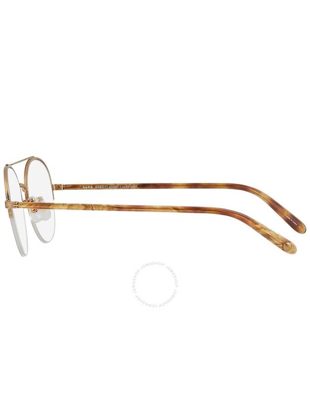 Garrett Leight MANCHESTER Demo Round Eyeglasses 3037 BG-FET 48 - GARRETT LEIGHT - BALAAN 3