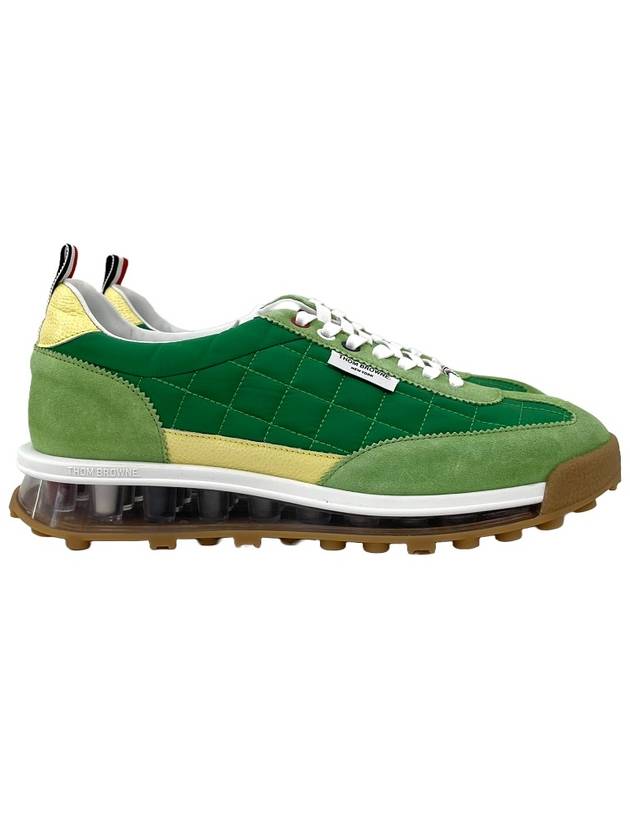 Men's Tech Runner Low Top Sneakers Green - THOM BROWNE - BALAAN 3