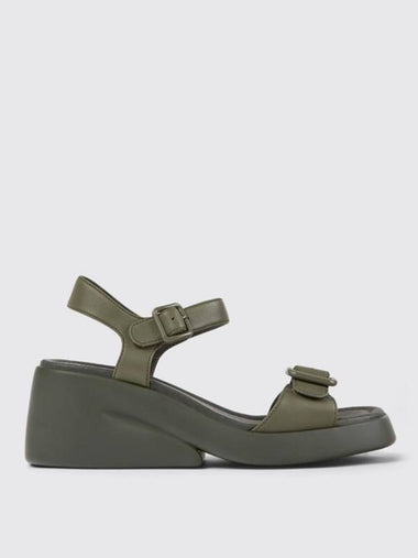 Kaah Leather Sandals Green - CAMPER - BALAAN 1