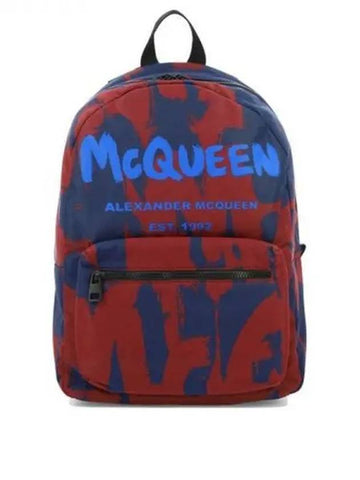 Alexander McQUEEN logo nylon backpack 271120 - ALEXANDER MCQUEEN - BALAAN 1