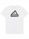 Graphic Short Sleeve T-Shirt White - ADIDAS - BALAAN 1