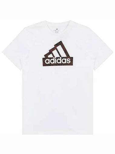 Graphic Short Sleeve T-Shirt White - ADIDAS - BALAAN 1