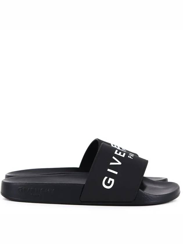 Women's Embossed Logo Slippers Black - GIVENCHY - BALAAN 2