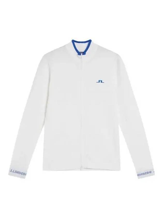 Almaida Full Zip Knit Top White - J.LINDEBERG - BALAAN 2