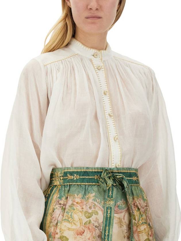 n Shirt 8832TRS243 IVORY IVORY - ZIMMERMANN - BALAAN 5