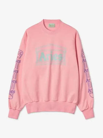 Refurbished Column Sweatshirt Pink SSAR20001PNK - ARIES - BALAAN 1