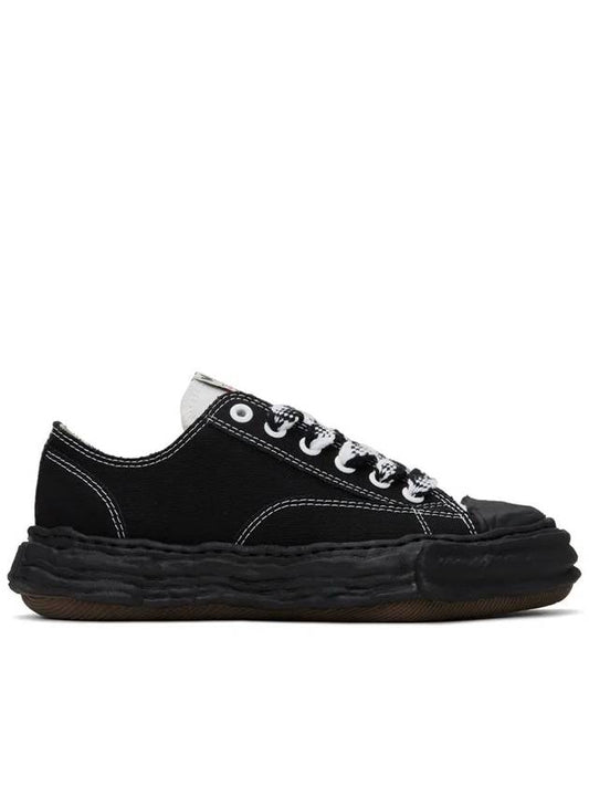 24SS PETERSON23 OG sole canvas low-top sneakers A12FW707 BLACK - MIHARA YASUHIRO - BALAAN 1