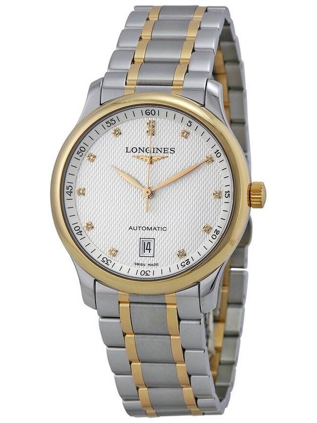 Longines Master Automatic Diamond Silver Dial Men's Watch L2.628.5.77.7 - LONGINES - BALAAN 1